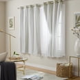 thumbnail image 2 of Cortinas TOWN & COUNTRY LUXE Talia de doble capa, 52 x 63 cm, color arena, 2 of 9