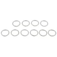 thumbnail image 3 of Llavero Cola 10pcs Hebilla Gancho Camping Deportes Plata 30mm Llavero de buceo, 3 of 8