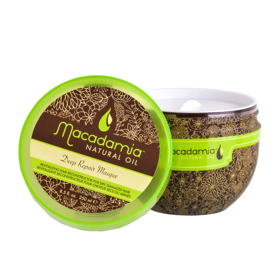 Macadamia Professional Natural Oil Nourishing Deep Repair Hair Mask with Tea Tree & Argan Oil, 8 fl oz