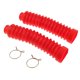 thumbnail image 1 of Cubierta de Goma Roja Del Amortiguador de Choque de La Horquilla Delantera de La Motocicleta de 210 Mm de Longitud Yotijar Cubierta de polvo de la horquilla delantera, 1 of 7