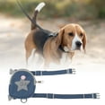 thumbnail image 6 of Unique Bargains 1 Set Backpack Pet Leash Kit Durable Dog Leash Kit for Dog Blue Large, 6 of 6