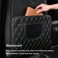 thumbnail image 6 of Kids Car Seat Protector Anti Mud Kick Mats Leather Cushion Dustproof Cover Bag Pocket Organizer Vehicle Fitting, 6 of 10