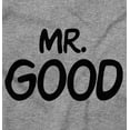 thumbnail image 2 of Just Married Newlyweds Cute Matching Men's Big & Tall Crewneck Sweatshirt Brisco Brands 2X, 2 of 6