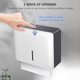 thumbnail image 4 of Irfora Dispensador de toallas de papel de montaje en pared Soporte de pañuelos de toallas de mano de múltiples pliegues con cerradura de llave para baño Cocina Dormitorio Irfora Dispensador de toallas de papel, 4 of 7
