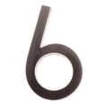 thumbnail image 2 of DOLITY For Polished Door Bedroom Street Number Digits Digits, ABS Plastic, Door Display Number 6, 2 of 7