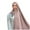 F, variant on Aligament Women's Elegant Modest Muslim Islamic Ramadan Soft Lightweight Jersey Hijab Long Scarf, White