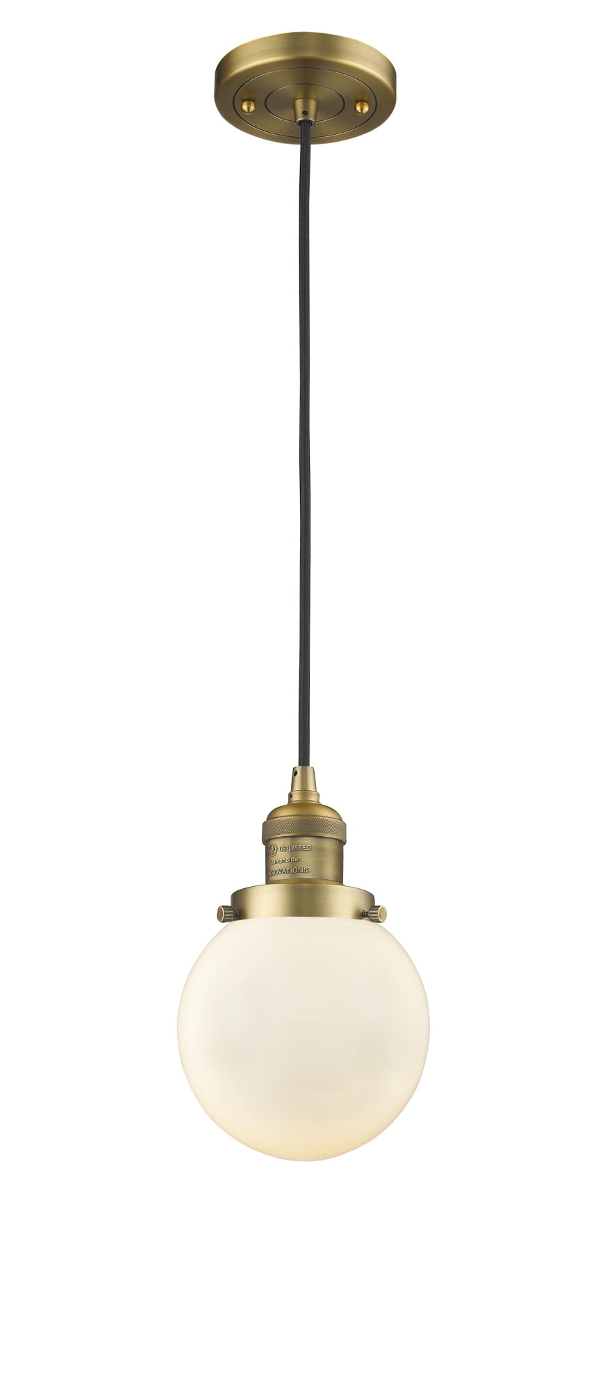 Innovations Lighting 201C6 Beacon Beacon 1 Light 6" Wide Mini Pendant