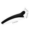 thumbnail image 3 of Krdevn Matte Black Long Hair Styling Clips Professional Salon Sectioning Non Hairpins Barrettes, 3 of 6