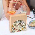thumbnail image 6 of Ryvnso Mushrooms Leaves Acrylic Napkin Holder Table Kitchen Paper Tissue Organization, 6 of 7