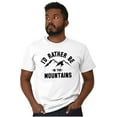thumbnail image 4 of Rather Be In Mountains Hiking Life Men's Graphic T Shirt Tees Brisco Brands L, 4 of 4