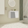 thumbnail image 2 of BNK 28" Bathroom Vanity With Sink, Modern Floating Bathroom Vanity and Ceramic Sink, Wall-Mounted Vanity with Basin, 2 of 15