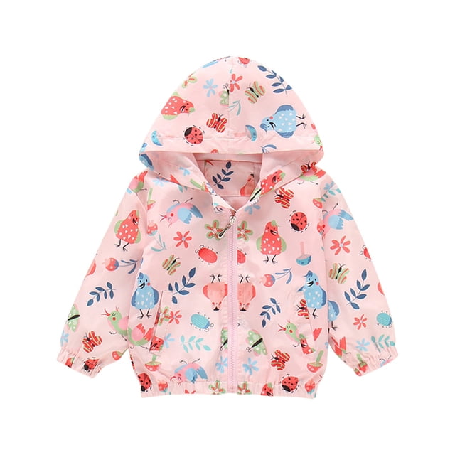 Gibobby Chamarra de invierno para bebé niñoAbrigo para niños, chaqueta de primavera y otoño para niñas, con capucha, estampados de animales, prendas de v(PK1, 18-24 Meses)