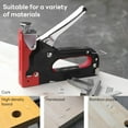 thumbnail image 3 of Pecham 3 in 1 Staple Gun, Heavy-Duty Manual Staple Gun with 600 Staples, Staple Gun Heavy Duty for Upholstery, Fixing Material, Decoration, Carpentry, Furniture, 3 of 6