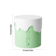 thumbnail image 3 of BAOPAI Desktop Trash Can Push Type Compact Size Keep Space Clean and Organized Small Wastebasket for Home Office Bedroom, 3 of 6