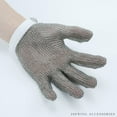 thumbnail image 3 of Stainless Steel Mesh Safety Glove For Cut Protection, Ambidextrous, Adjustable Wrist Strap, 3 of 6