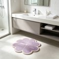 thumbnail image 5 of PYURTEP Four-Leaf Clover Bathroom Rugs, Non-Slip Quick Drainage Bath Mat with Hollow Design, Cute Decorative Floor Mat for Bathroom, Entryway, 5 of 6
