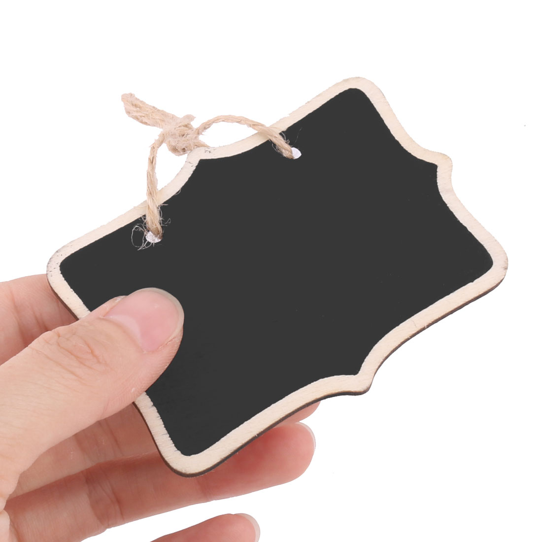 Kitchen Wooden Message Memo String Hanging Chalkboard Blackboard 12pcs