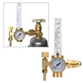 thumbnail image 3 of Greensen All Brass Argon Pressure Reducer Gas Flowmeter G5/8 Male Thread CGA580 Connector,Gas Flowmeter Regulator, 3 of 8