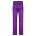 thumbnail image 4 of IROINNID Dress Pants for Men Discount Casual Semi-formal Straight Leg Dress Pants Button Suit Loose Fit Full Length Pants,Purple, 4 of 6