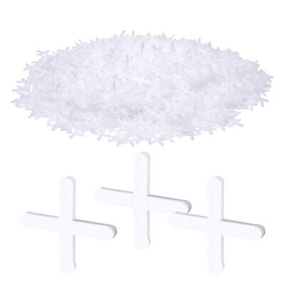 

3mm Ceramic Wall and Floor Plastic Tile Spacers Leveling Tools White 2000pcs