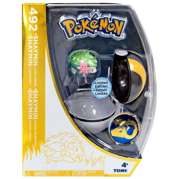 Pokemon Clip n Carry Pokeball Shaymin Figure Set (20th Anniversary)
