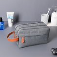 thumbnail image 5 of Neceser para hombre, de gran capacidad, con compartimentos de tela Oxford para viajes, bolsa de almacenamiento multifuncional para cosméticos, 5 of 5
