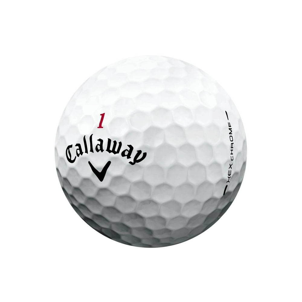 Callaway HEX Chrome Golf Balls, Used, Mint Quality, 36 Pack - Walmart ...