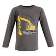 thumbnail image 5 of Hudson Baby Infant and Toddler Boy Long Sleeve T-Shirts, Construction Dino, 5 Toddler, 5 of 7