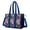 Pioneer Flower Floral-2, variant on Teacher Tote Bag,Pioneer Flower Floral Print Pattern Teacher Utility Tote Bag,Large Work Tote Bags for Women with Multiple Pockets,Top Zipper Closure,13.8x10.6x6.7 Inch