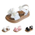 thumbnail image 4 of HIPYLO Girls White Sandals Size 10 Toddler Girl Shoes Big Kids Shoes Toddler Size 6 Shoes Youth Shoes Girls Size Shoes Baby Girl Size 3, White 4.5-5 Years, 4 of 4