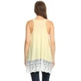 thumbnail image 2 of Women's Lace Trimmed Tank Tops Casual Loose Fit Sleeveless Camisoles Dress Blouse Shirt, 2 of 5