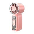 thumbnail image 2 of weibbin Handheld Turbine Fan USB Rechargeable High Power Portable Mini Fan Strong Wind for Outdoor Travel, 2 of 5