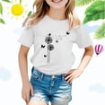 thumbnail image 2 of Otqutp Breathable Cotton Kids Casual T-Shirt - 4-12 Years Cute Printed Round Neck Short Sleeve Top, Soft Playwear for Boys and Girls, 2 of 4