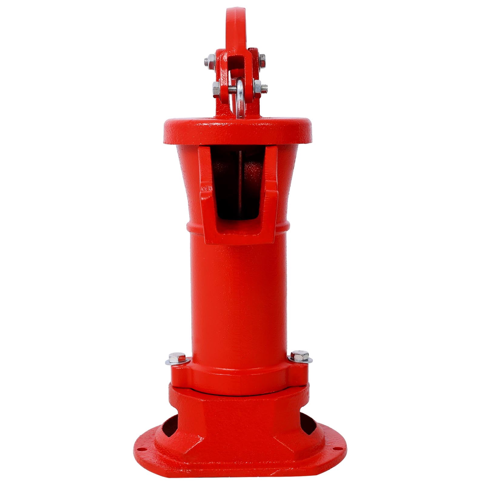 1160/ PP500NL Hand Water Pitcher Pump #2 Cast Iron Press Suction Outdoor Yard Ponds Water Garden with Spare Cup Leather and Lower Valve Leather, Red