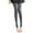 Dark Gray, variant on Winter Thermal High Waisted Seamless Ribbed Striped Base Layer Pants For Women Cold Weather Comfort