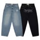 thumbnail image 1 of Pantalones de calle americanos, vaqueros informales holgados, vaqueros de cintura alta a la moda retro hip-hop para hombre, 1 of 5