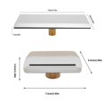 thumbnail image 3 of Swimming Pool Waterfall Outlet Nozzle Wall Mounted Waterfall Water Outlet Nozzle Waterfall Fount Easy to Install, 3 of 5