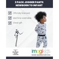 thumbnail image 3 of Disney Nightmare Before Christmas Jack Skellington Oogie Boogie Sally Newborn Baby Boys 3 Pack Jogger Pants Newborn to Infant, 3 of 5