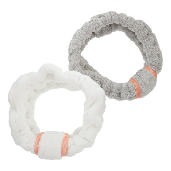 Makeup Hairband Spa Headband Skincare Headdress Cosmetic Hoop Headgear Fabric Women's 2 Pcs