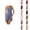 Blue, variant on Nightgowns for Women Summer Sleeveless Spaghetti Strap Flowy Knee Length Sleep Dress Cami Pajama Dress