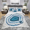 thumbnail image 2 of Designart 'Blue Agate Crystal' Modern & Contemporary Duvet Cover Set, 2 of 4