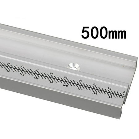 

400/500/600mm Aluminum Alloy T Track Woodworking Miter Track with Scale