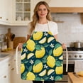 thumbnail image 4 of 2Pack Fruit Patterned Kitchen Apron – Durable Polyester Bib Apron Stain & Lightweight Non Adjustable Fit For Everyday Cooking Baking & Grilling Unisex Design For Adults Apron Sleeve 17.7"X22.0", 4 of 6