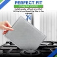 thumbnail image 5 of Downdraft Stovetop Filter Replacement for 707929 Jenn Air Filter Downdraft 14” x 11.4”- Grease Screen for Cooktop Fits Into Downdraft Jenair Stove Filter Vents and Protects the Oven (2-pack), 5 of 6