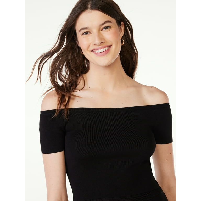 Walmart off shoulder best sale sweater
