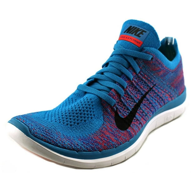 Nike 4.0 Flyknit Men US Blue Running Shoe - Walmart.com