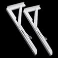 thumbnail image 3 of simhoa 2 Pieces Folding Shelf Brackets K Type Spring Steel Brackets Shelf Hardware 14inch, 3 of 8