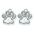 thumbnail image 1 of Dsscvnef Glitter Pet Tag Accessories for Dogs and Cats 2pcs Shiny ID Label Tags Durable Pet Name Tags, 1 of 3