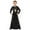 Set 100# Black, variant on oqasdz Boys Outfits Black Priest Robe with Monk Outfits for Teen Kids and Child Stage Performance Party Evening Theme Events