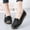 Black, variant on Eltusu Women Flat Shoes, Comfort Round Toe No Slip Slip on Loafer Shoes Pink Size 7.5